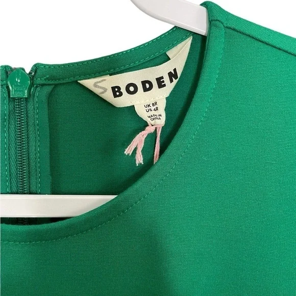 Boden Sabrina Ponte Knit Dress Veridian Green NWT - Picture 9 of 14